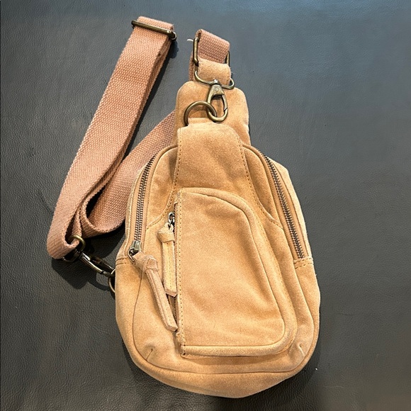 Free People Hudson Suede Sling Bag - Picture 1 of 5